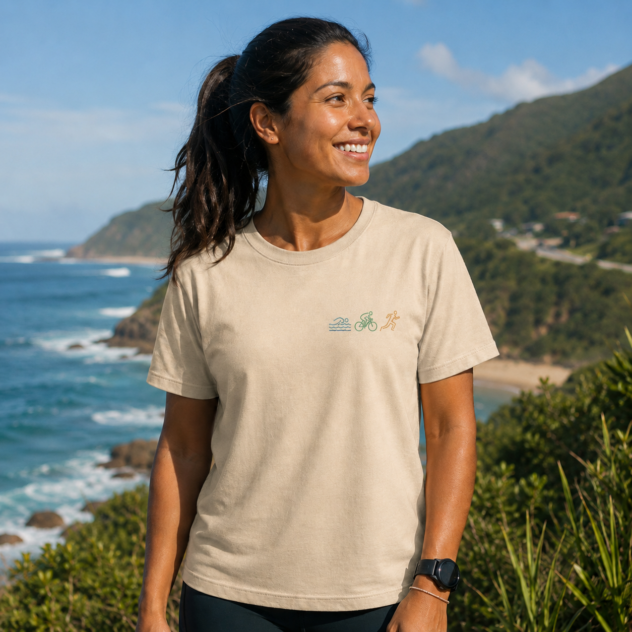 Camiseta Garopaba Coast Triathlon Club | Areia