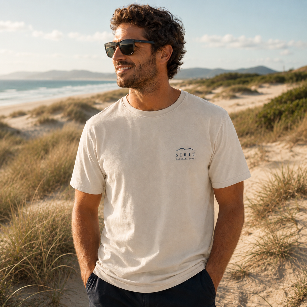 Camiseta Garopaba Coast – Praia do Siriú | Off White