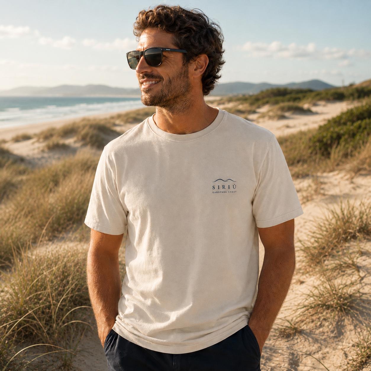 Camiseta Garopaba Coast – Praia do Siriú | Off White