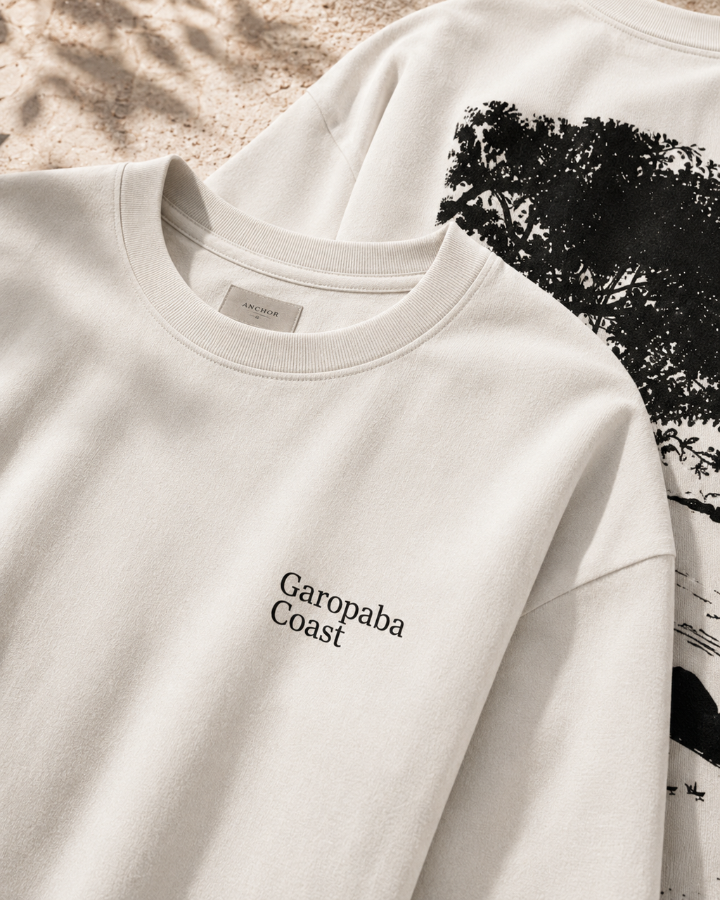 Camiseta Oversized Garopaba Coast – Vista da Baía