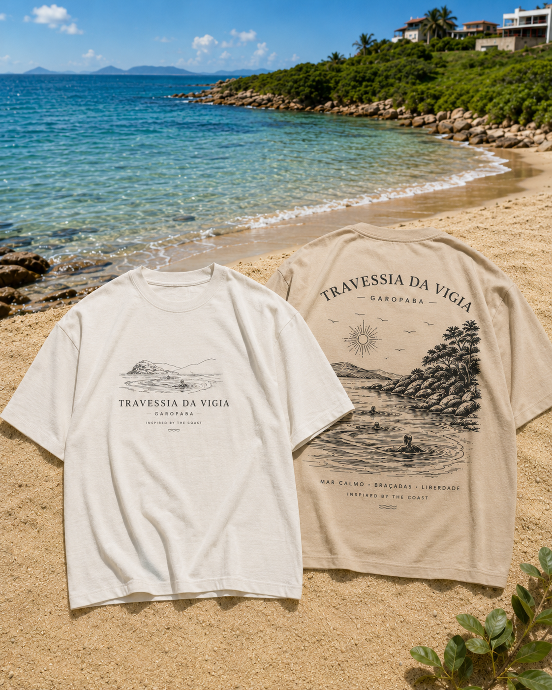 Camiseta Oversized Travessia da Vigia – Garopaba Coast