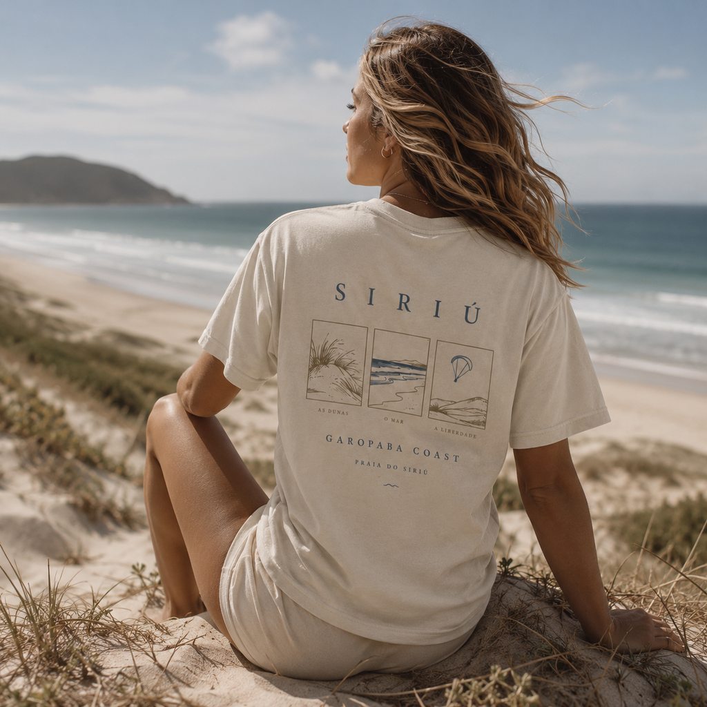 Camiseta Garopaba Coast – Praia do Siriú | Off White