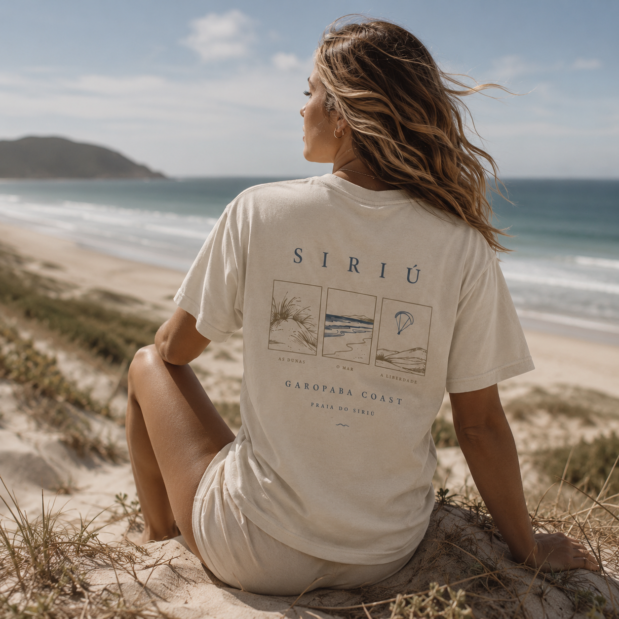 Camiseta Garopaba Coast – Praia do Siriú | Off White