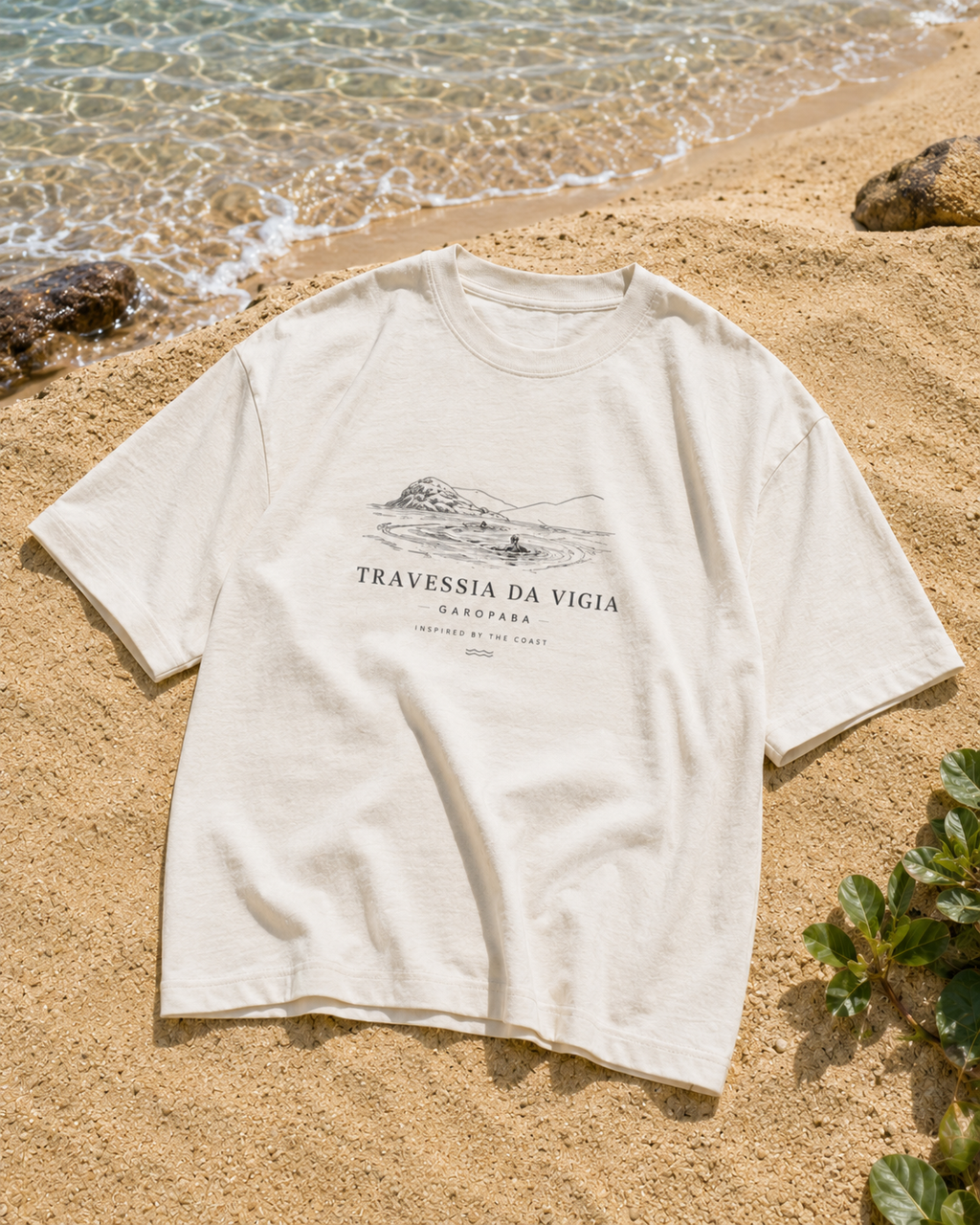 Camiseta Oversized Travessia da Vigia – Garopaba Coast