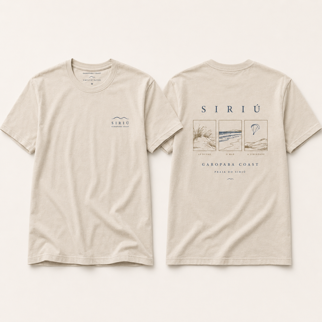 Camiseta Garopaba Coast – Praia do Siriú | Off White