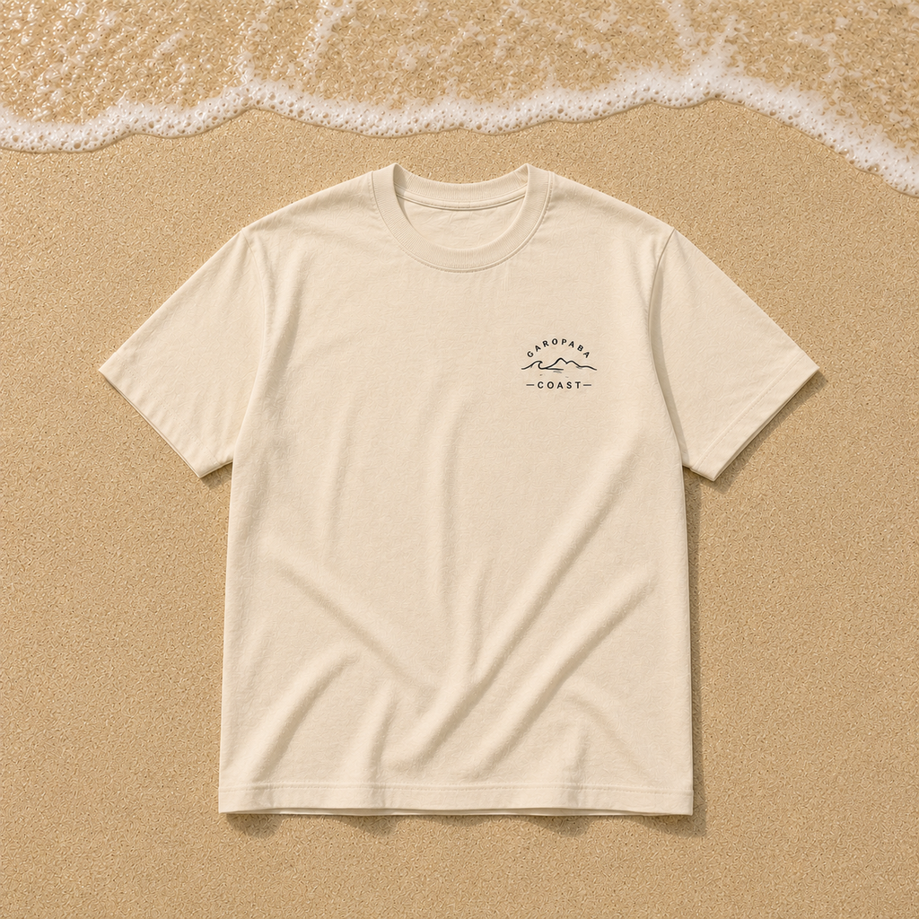 Camiseta Oversized Garopaba Coast – Praia da Ferrugem | Off White