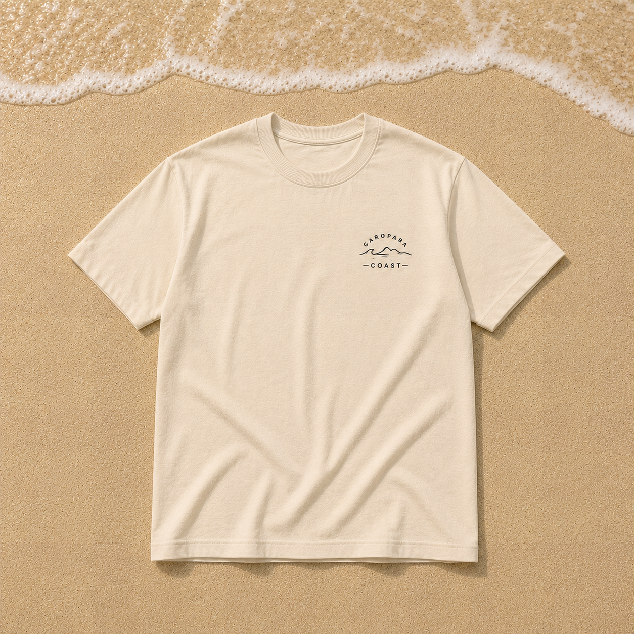 Camiseta Oversized Garopaba Coast – Praia da Ferrugem | Off White