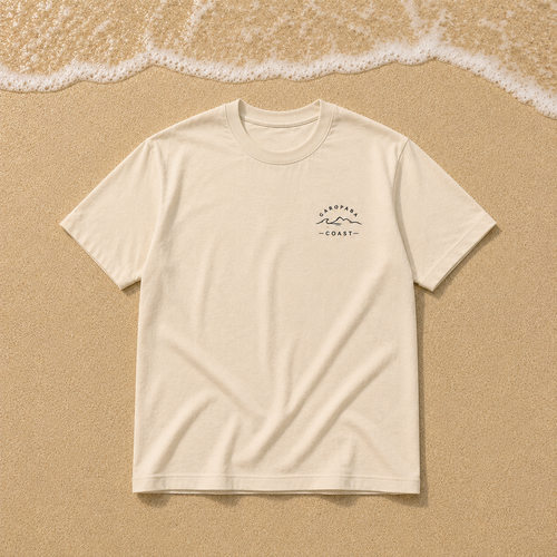 Camiseta Oversized Garopaba Coast – Praia da Ferrugem | Off White