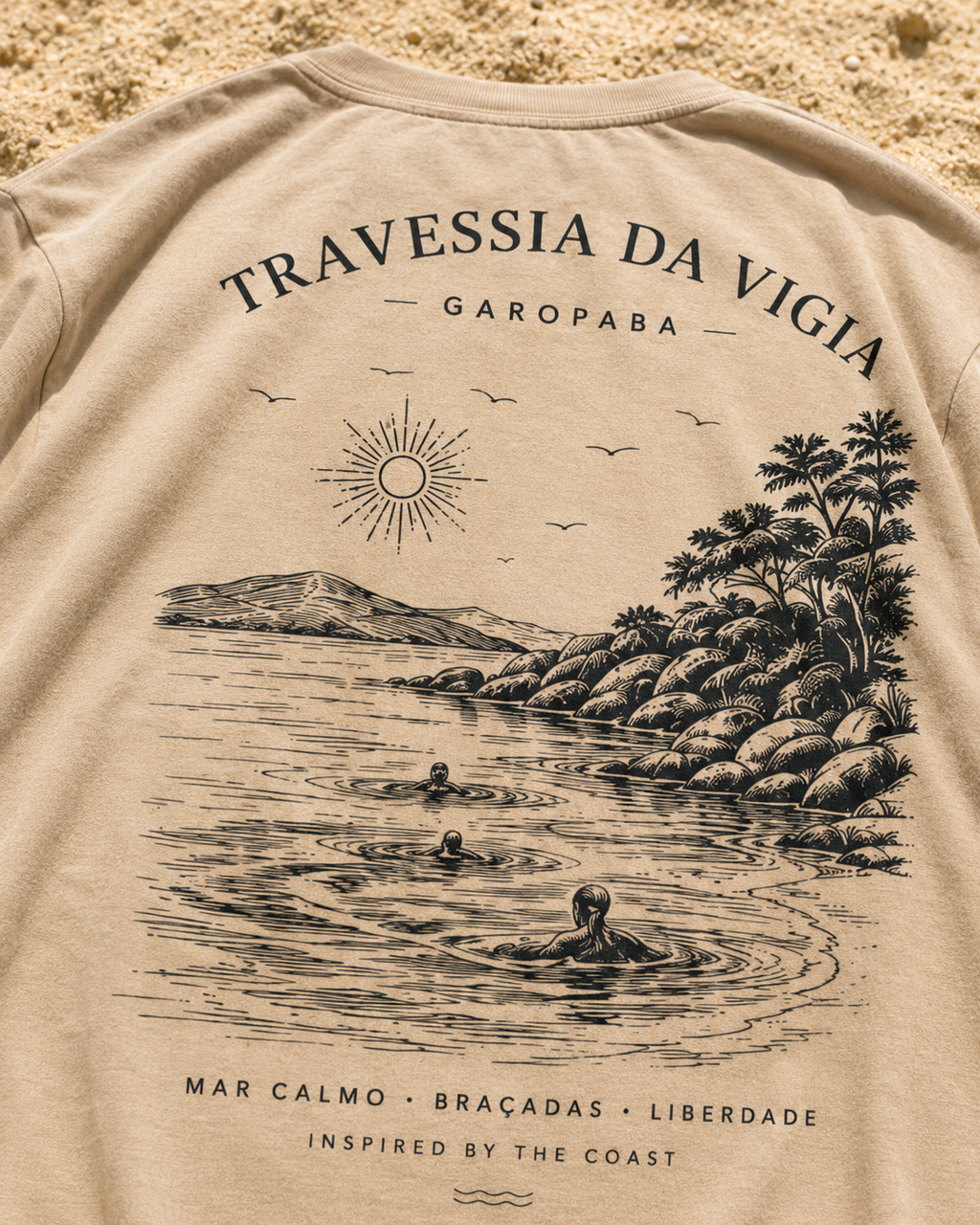 Camiseta Oversized Travessia da Vigia – Garopaba Coast