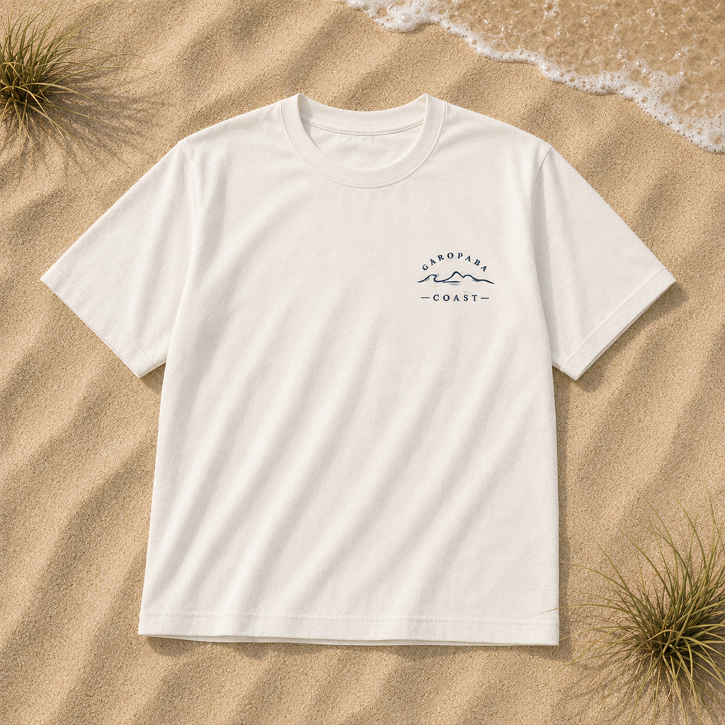 Camiseta Oversized Garopaba Coast – Praia do Siriú | Off White