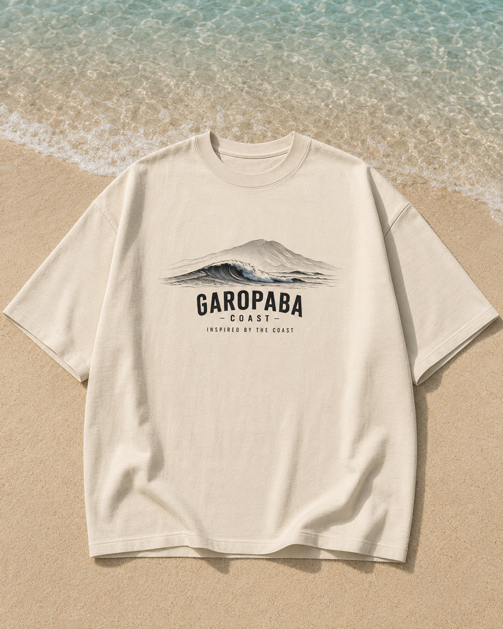 Camiseta Oversized Garopaba Coast – Viva o Agora